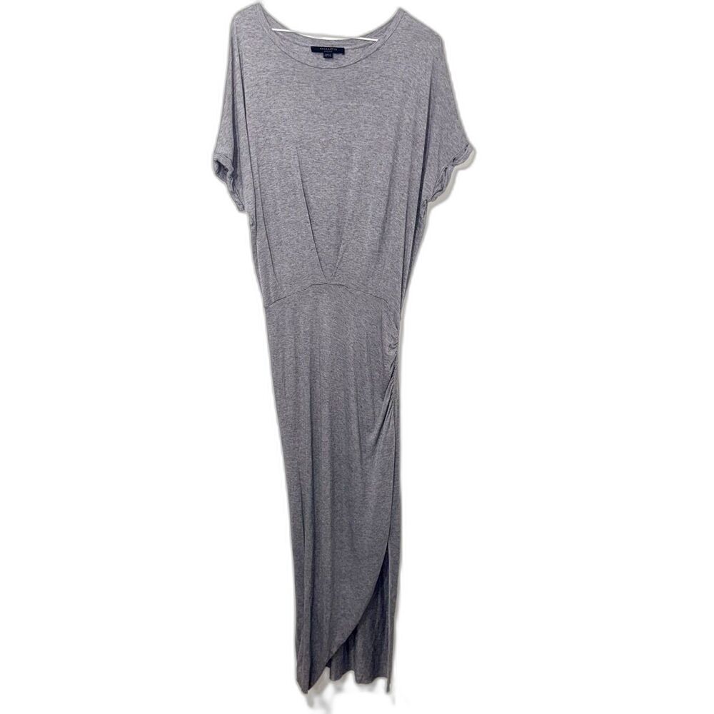 ALLSAINTS Dolman Sleeve Midi Dress - Gray M